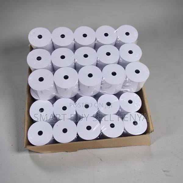 A Full Carton Box 50 Pieces 80mm by 80mm by 13mm Thermal Paper Rolls
