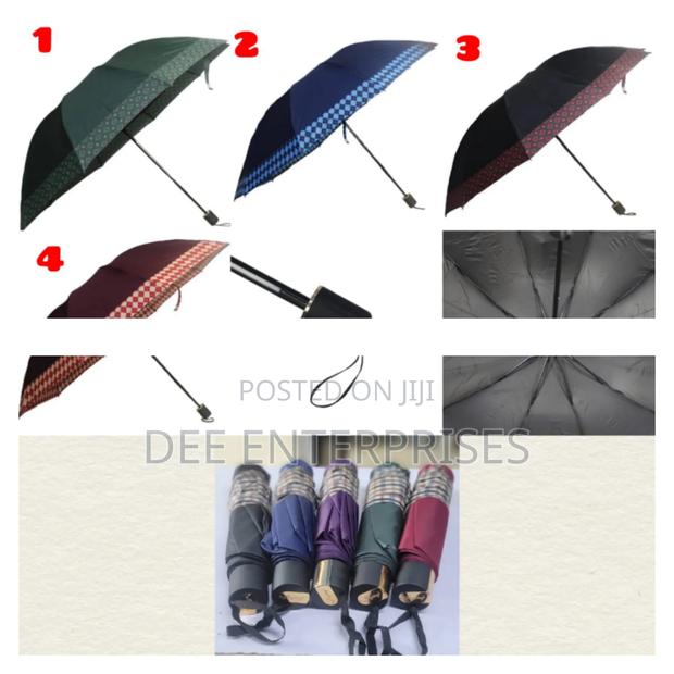 Strong Purse Sized Checked Umbrellas - thumbnail 2