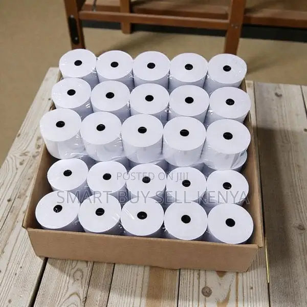 Pos Systems 50 Pieces 80mm by 80mm by 13mm Thermal Paper Rolls