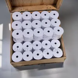 Cost Effective 50 Pieces 80mm by 80mm by 13mm Thermal Paper Rolls