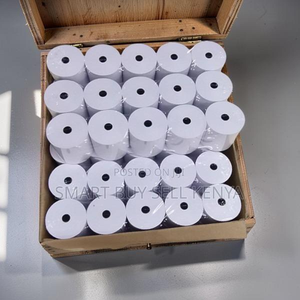 Cost Effective 50 Pieces 80mm by 80mm by 13mm Thermal Paper Rolls