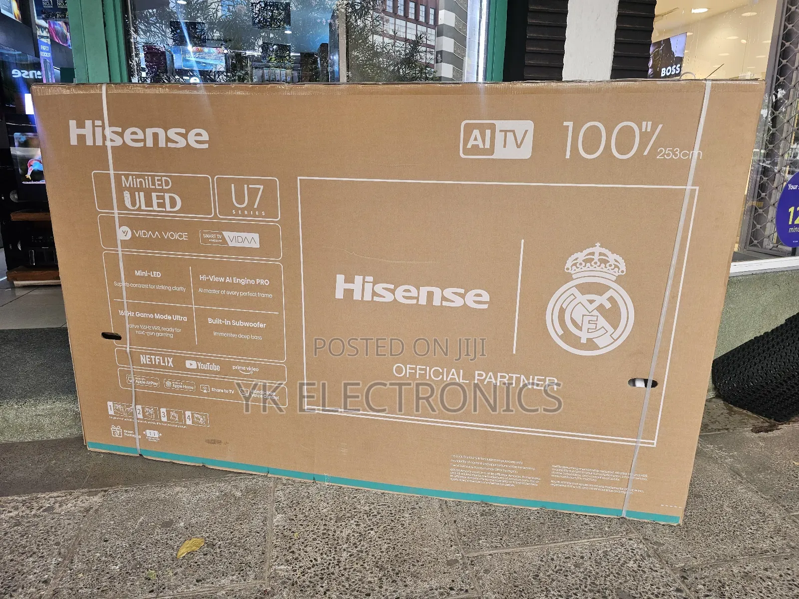 Hisense 100u7q - 100 Inch Mini-Led Smart Tv With Dolby Vision Iq+