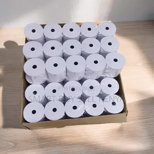 Low Maintenance 50 Pieces 80mm by 80mm by 13mm Thermal Paper Rolls