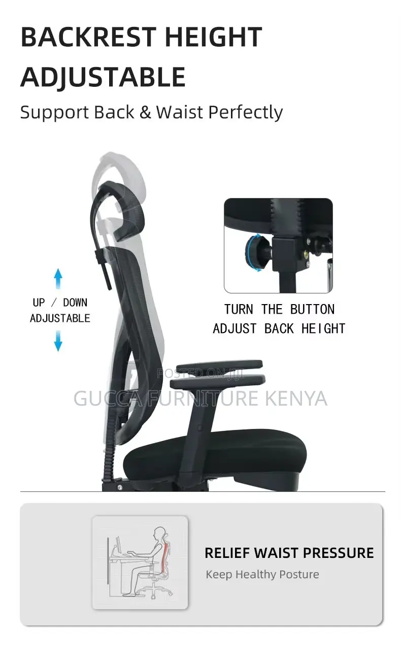 High-back Mesh Office Ergonomic Chair