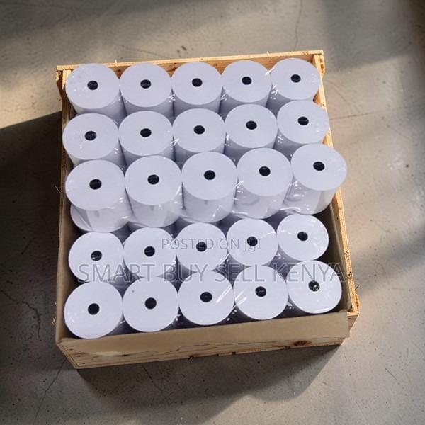 Supermarkets 50 Pieces 80mm by 80mm by 13mm Thermal Paper Rolls