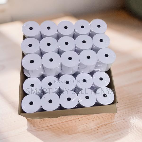 Pos Printers 50 Pieces 80mm by 80mm by 13mm Thermal Paper Rolls
