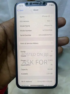 Apple iPhone XS 64 GB Gold