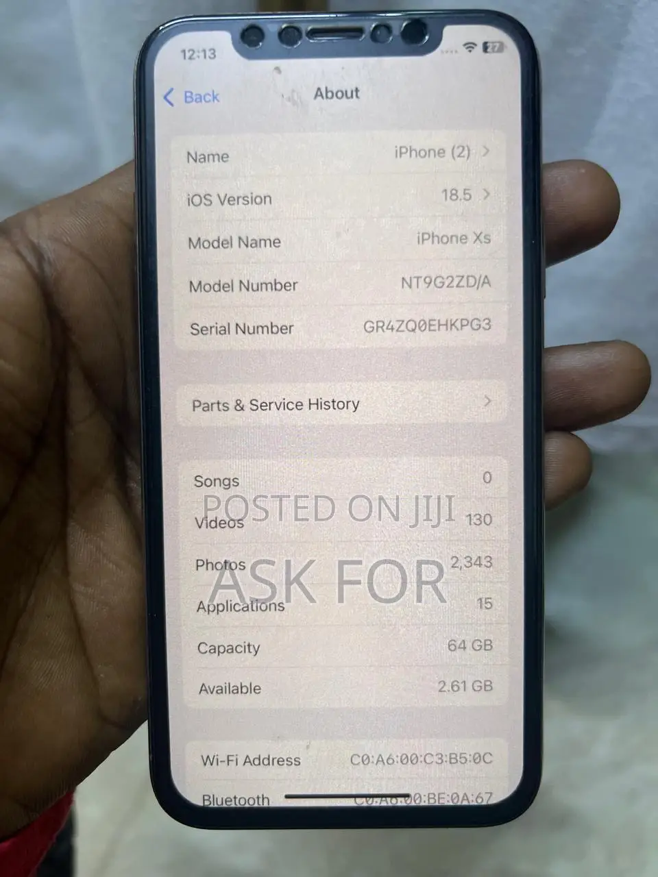 Apple iPhone XS 64 GB Gold