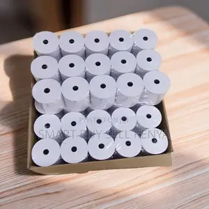 Compact Design 50 Pieces 80mm by 80mm by 13mm Thermal Paper Rolls