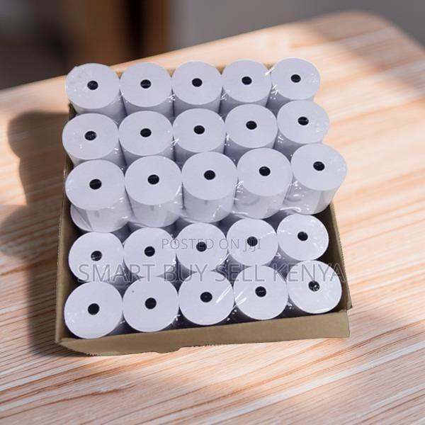 Compact Design 50 Pieces 80mm by 80mm by 13mm Thermal Paper Rolls