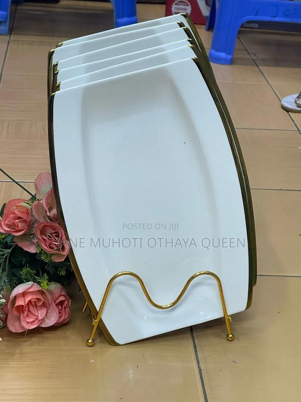 Gold Oblong Platters
6 PCS Set