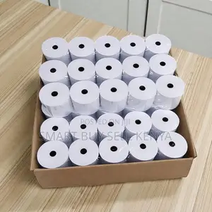 Non Fading Quality 50 Pieces 80mm by 80mm by 13mm Thermal Paper Rolls