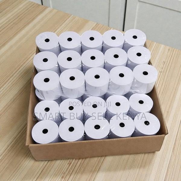 Non Fading Quality 50 Pieces 80mm by 80mm by 13mm Thermal Paper Rolls