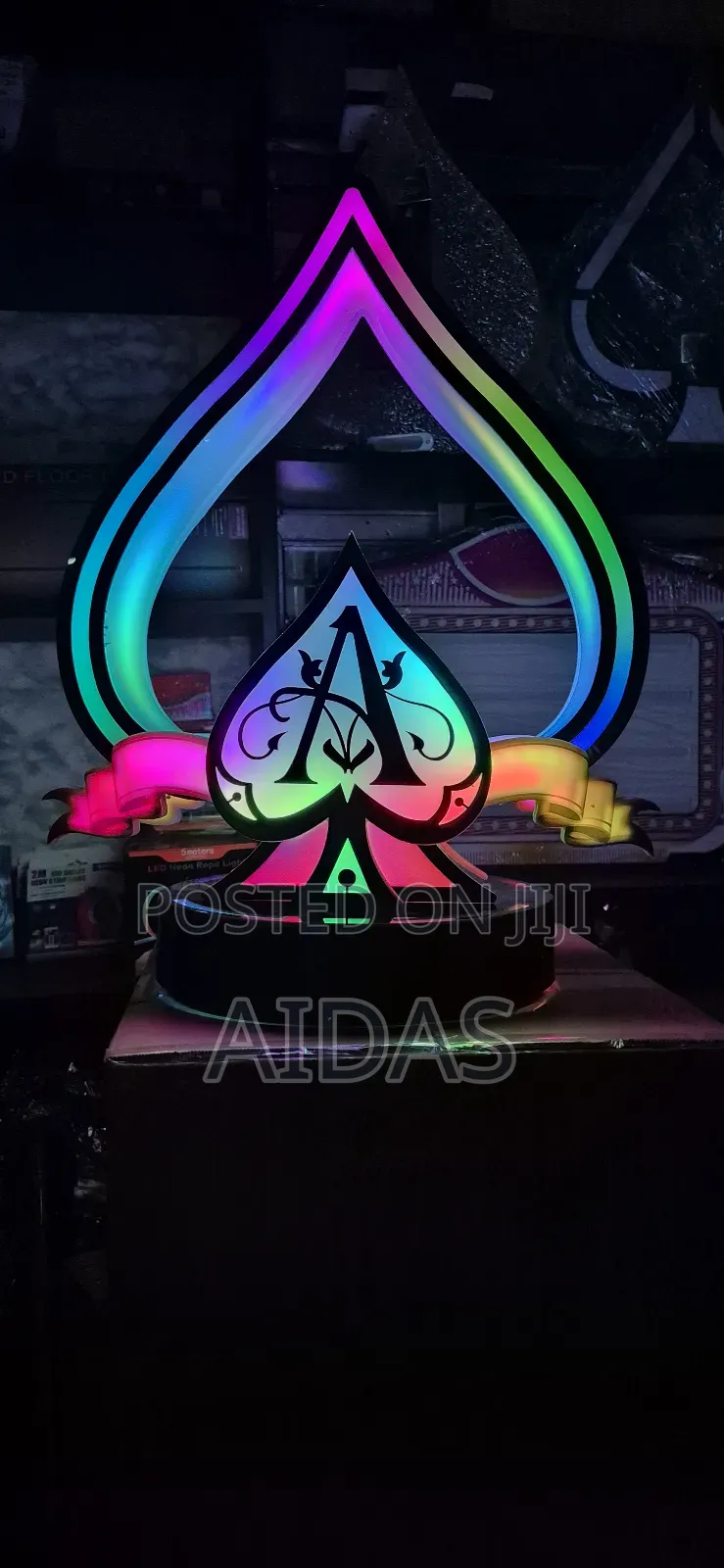 Ace of Spade Bottle Presenter