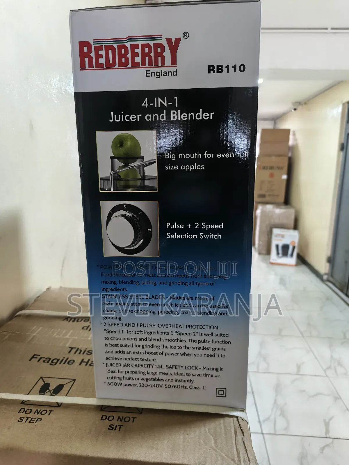 Redberry 4 in 1 Juicer and Blender