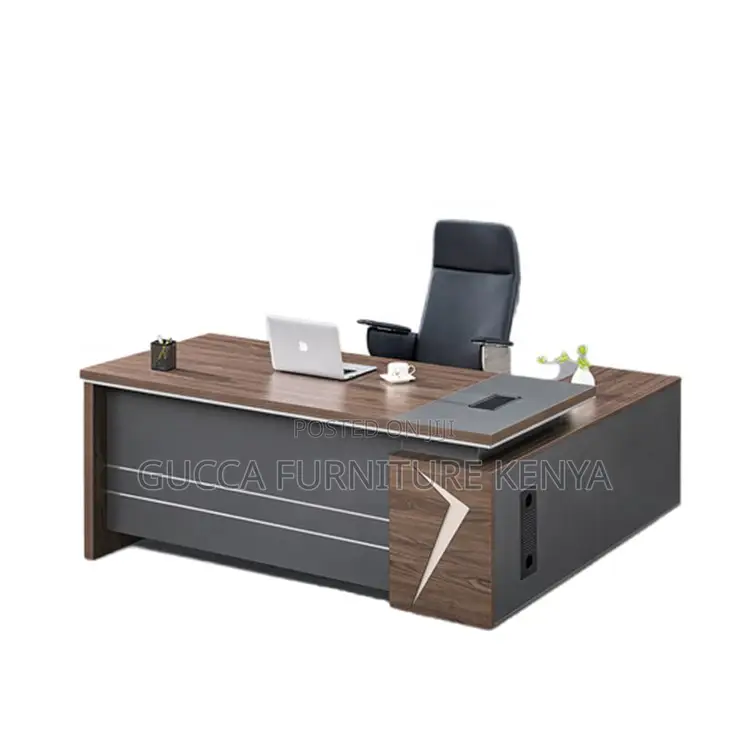 180cm Executive Imported L-shaped Office Desk