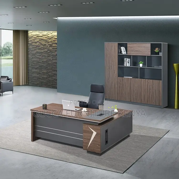 180cm Executive Imported L-shaped Office Desk