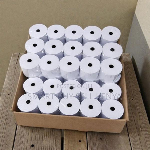 Jam Free Feeding 50 Pieces 80mm by 80mm by 13mm Thermal Paper Rolls