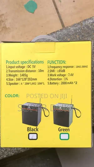 Boombest Ln-1036bt Wireless Speaker.