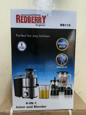 Juicer+Blender 4 in 1, Juicer, Grinder, Blendee, Puree Maker