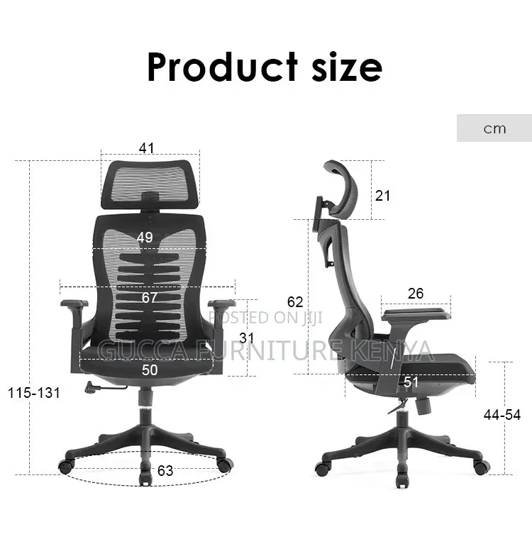 High-back Ergonomic Office Study Desk Chair