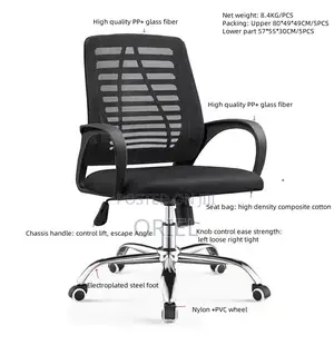 Medium Back Chairs; Mesh Executive Productivity Office Chair