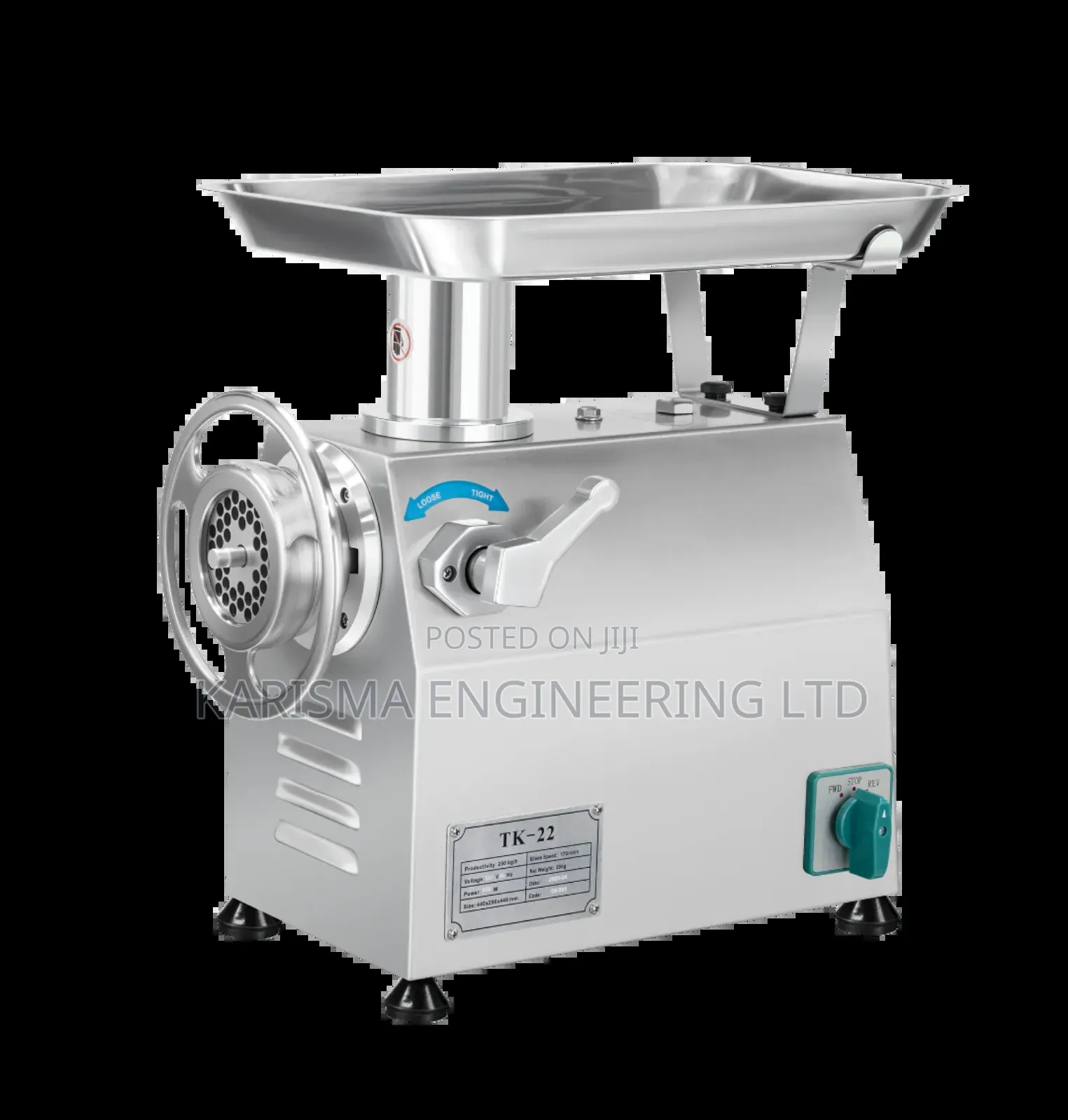 Tk-22 Heavy Duty Electric Meat Mincer.