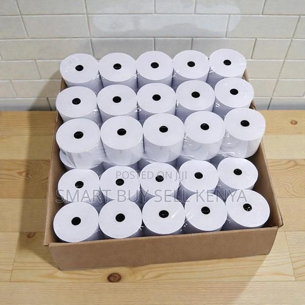 Easy Loading Design 50 Pieces 80mm by 80mm by 13mm Thermal Paper Rolls