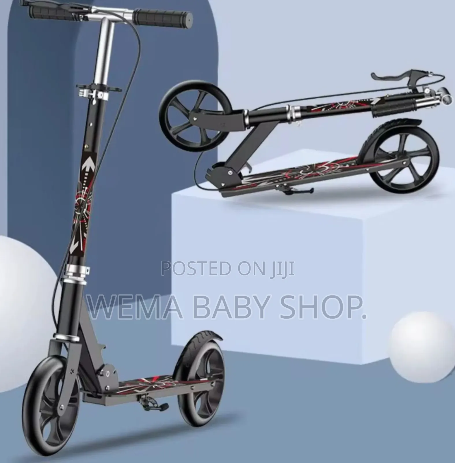 2 Wheel Scooter (7+) (With Hand Brakes)