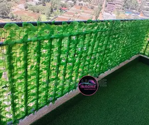 Beautiful Light Artificial Green Fence