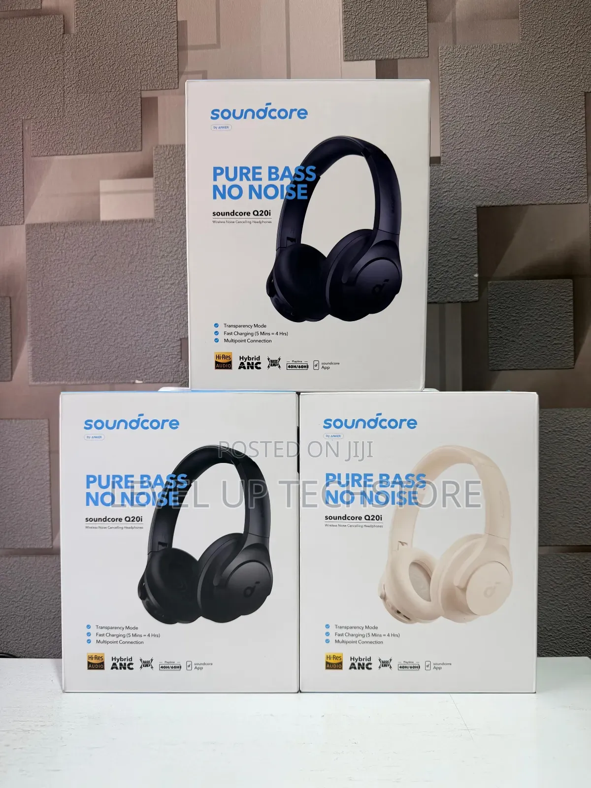 Anker Soundcore Q20i Wireless Noise Cancelling Over-ear Headphones