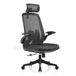 High-back Ergonomic Office Chair With Flip Armrest