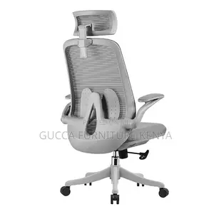 High-back Ergonomic Office Chair With Flip Armrest