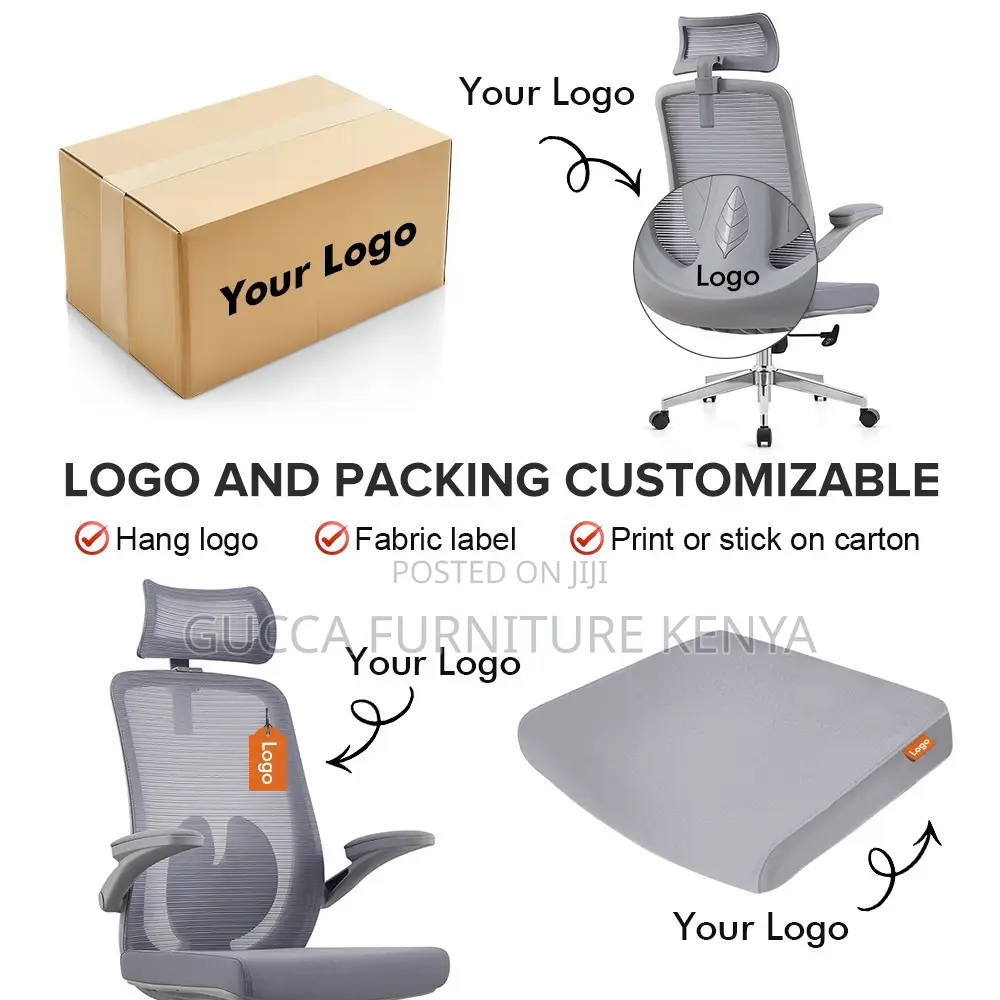 High-back Ergonomic Office Chair With Flip Armrest