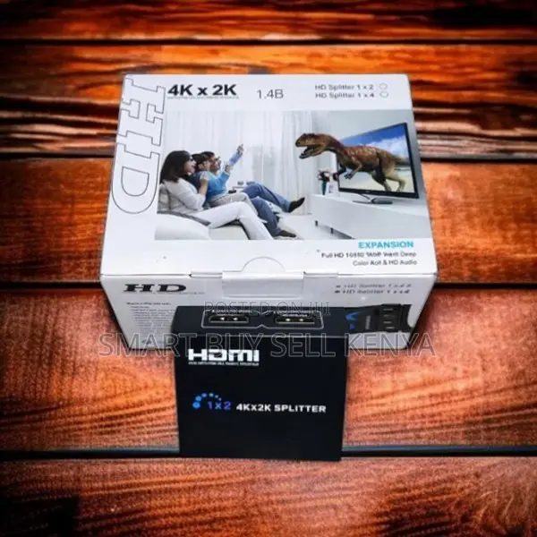 Supports Uhd Resolution 2 Port Hdmi Splitter 1×2 Repeater Amplifier