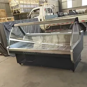 Curved Glass Meat Display