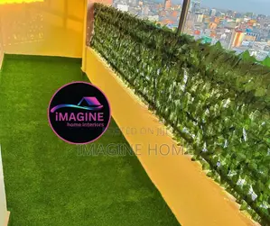 Strong Protection Green Fences and Grass Carpet
