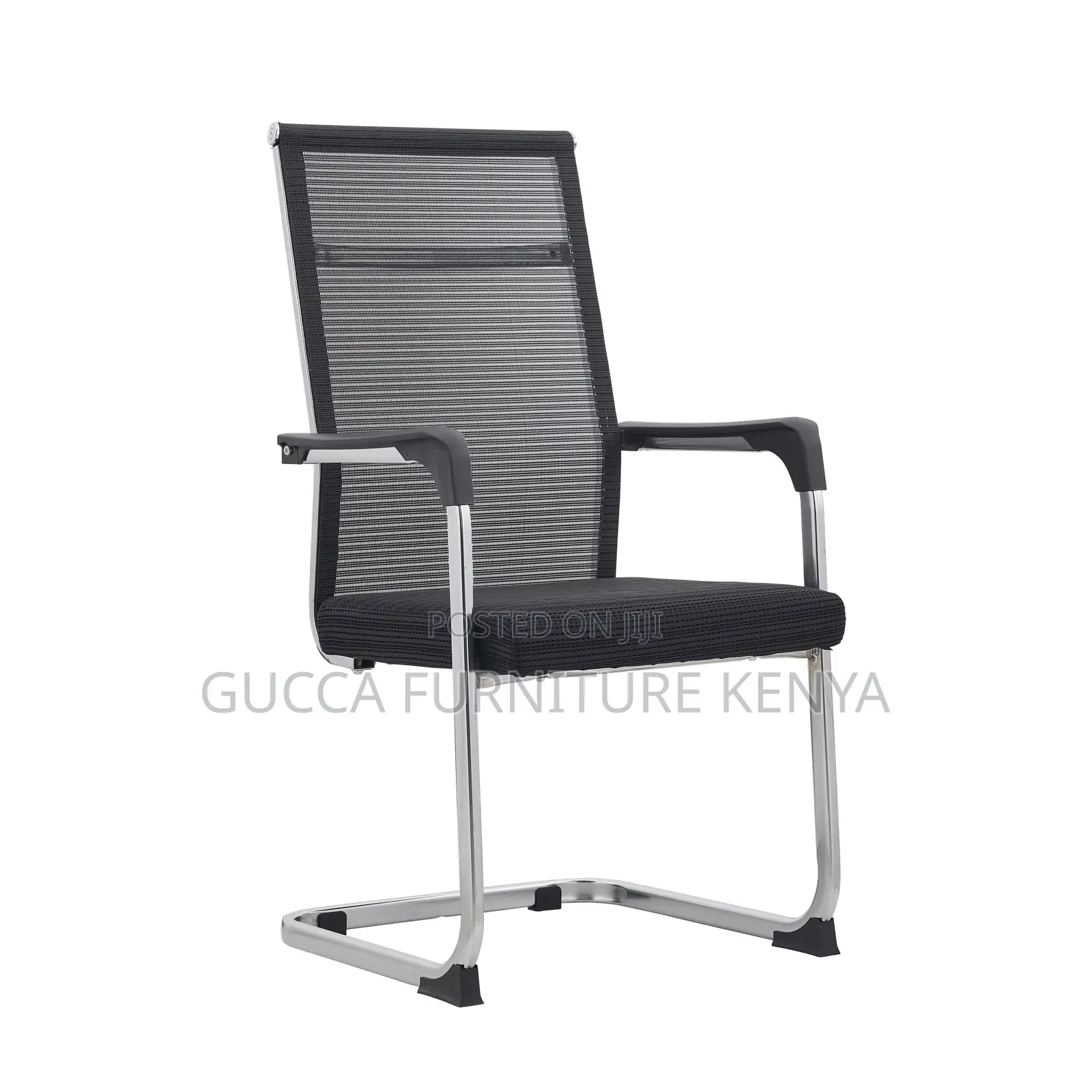 Ergonomic Mid-back Mesh Reception Chair