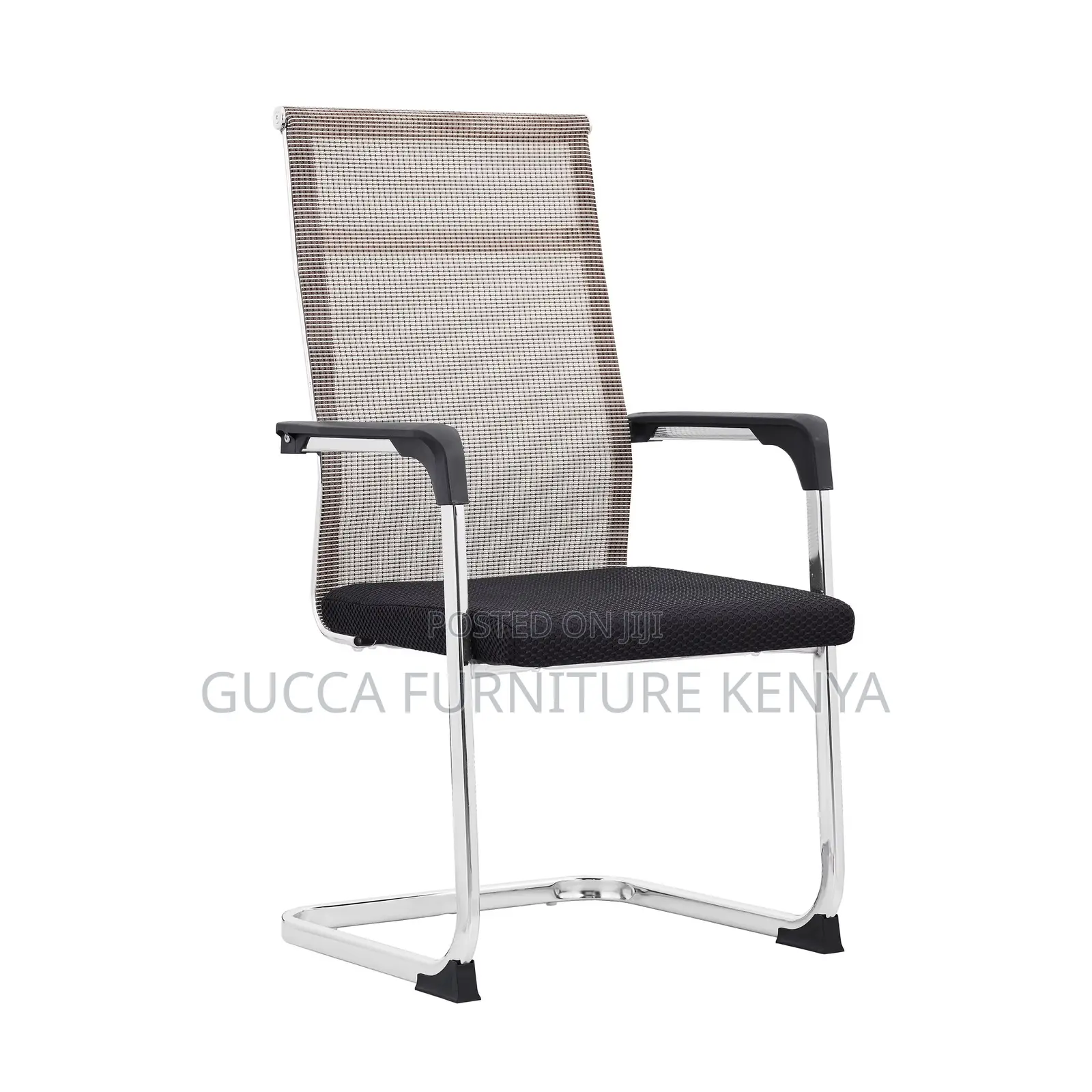 Ergonomic Mid-back Mesh Reception Chair