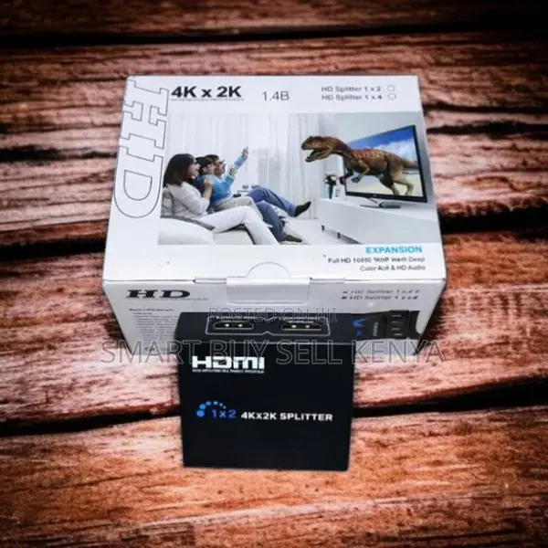HDCP 2.2 Compliant 2 Port Hdmi Splitter 1×2 Repeater Amplifier