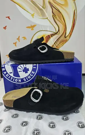 Chrome Hearts Birkenstock Slides 'Black'