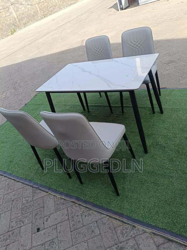 Modern 4-Seater Dining Set - main view