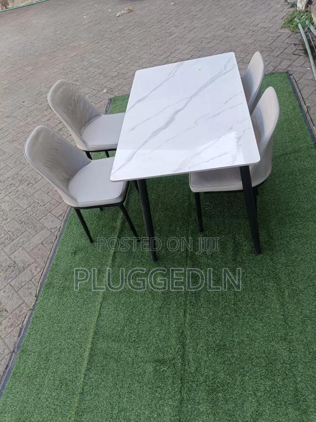 Modern 4-Seater Dining Set - thumbnail 2