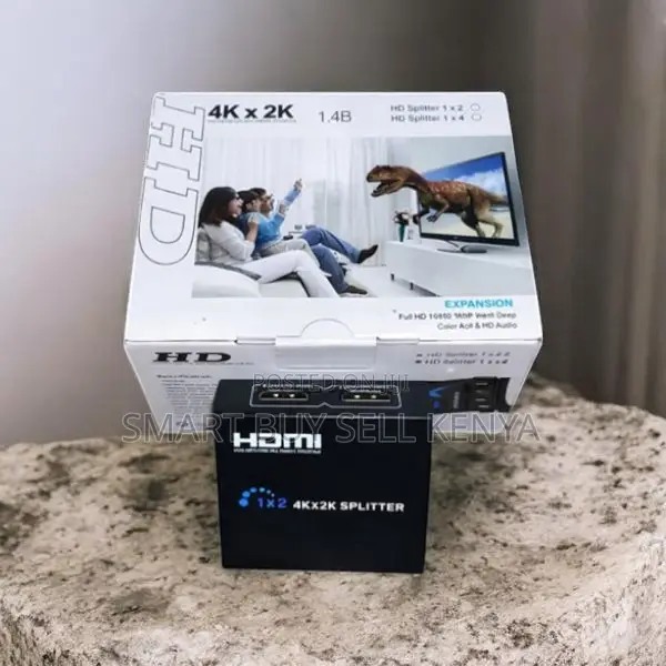 Works With TVS and Projectors Hdmi Splitter 1×2 Repeater Amplifier