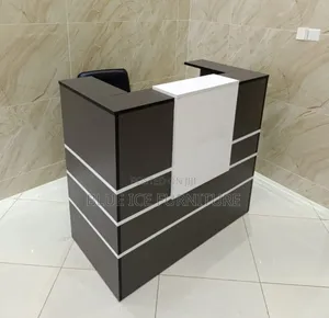 Grey Reception Office Desk