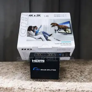 Compatible With Gaming Consoles 2 Port Hdmi 1x2 Splitter Adapter