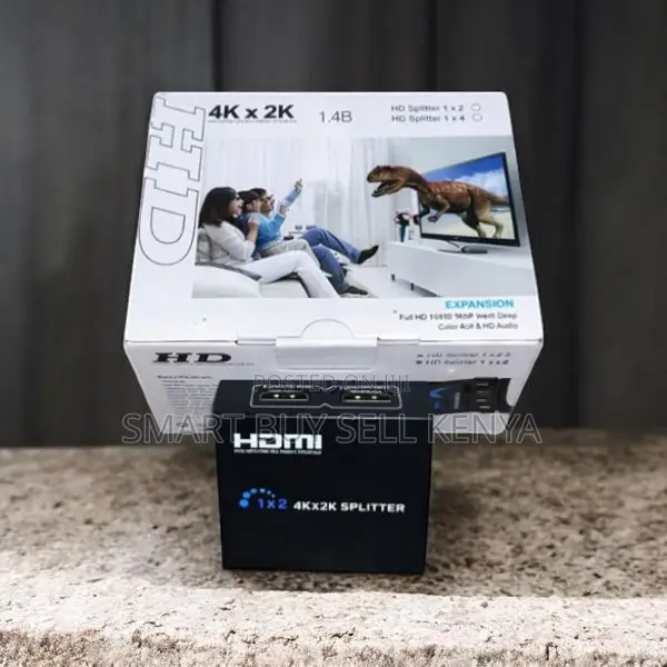 Compatible With Gaming Consoles 2 Port Hdmi 1x2 Splitter Adapter