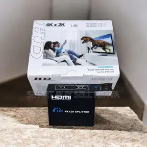 Supports Blu-Ray/DVD Players 2 Port Hdmi 1x2 Splitter Adapter