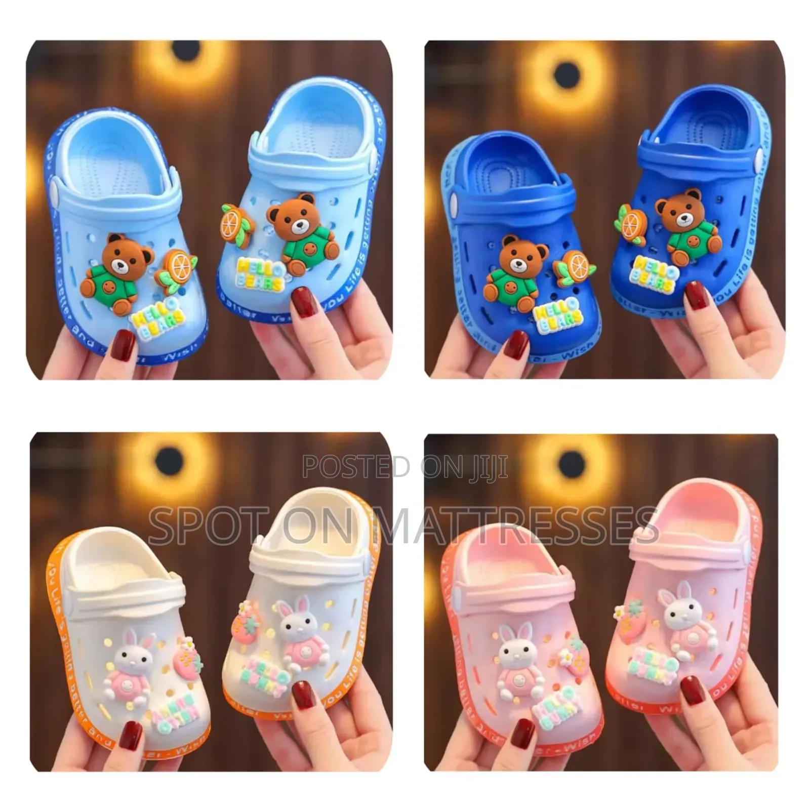 Kids' Stylish Crocs. Sizes 22-35. Delivery Services Available.