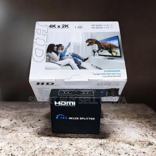 Durable Build Quality 2 Port Hdmi Splitter 1×2 Repeater Amplifier